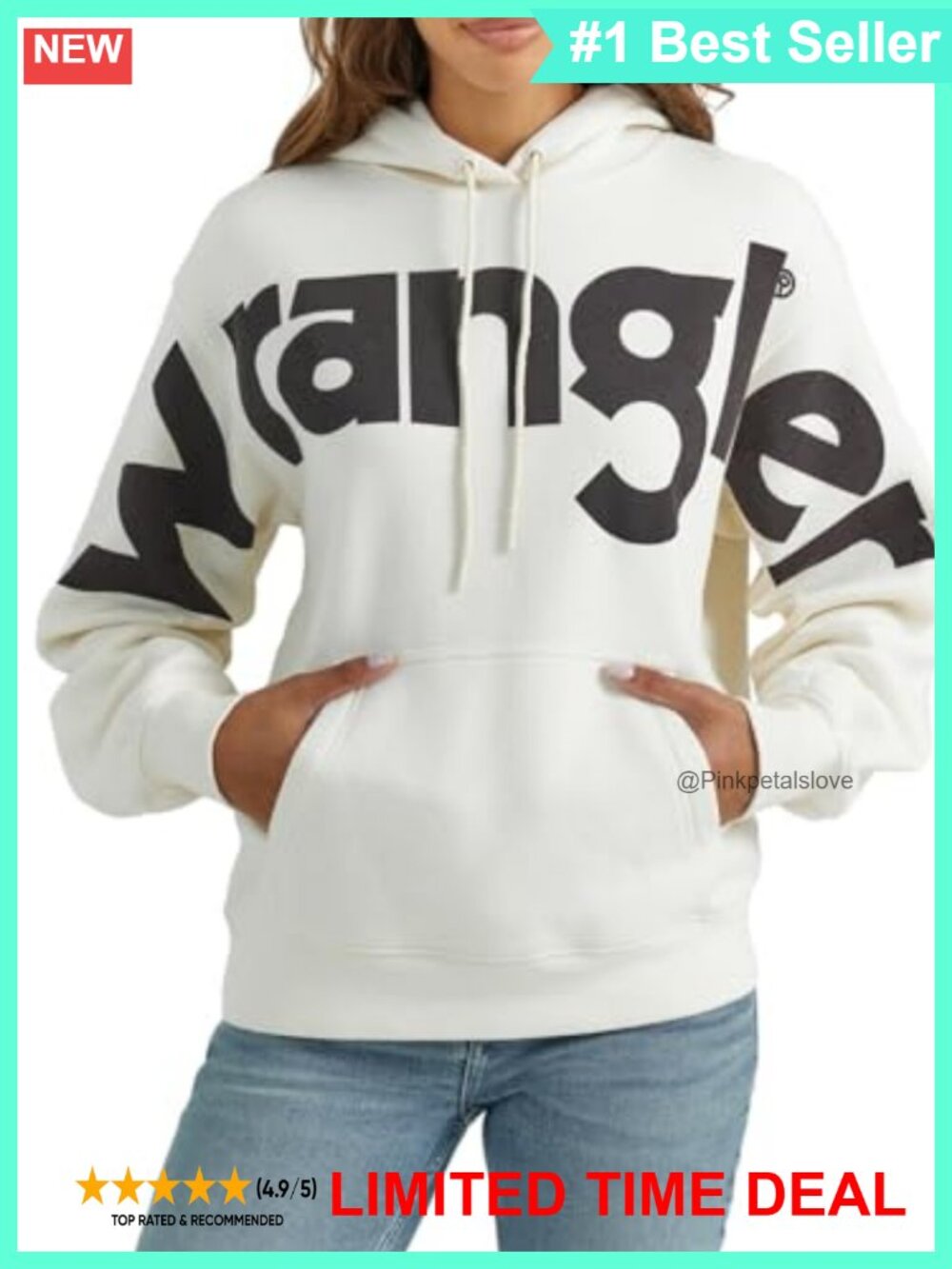 Wrangler Retro Logo Hoodie Cotton Polyester Regular Fit Pullover